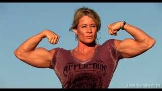 Lisa Giesbrecht Massive Female Bodybuilder with 18 inch biceps [upl. by Yelmene]