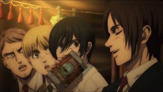 Everyone gets drunk  Attack on Titan Season 4 Clip [upl. by Yoshio650]