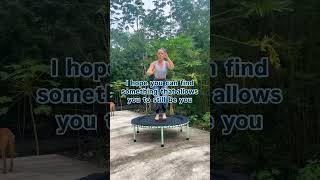 rebounding trampolineworkout mumlife fitmum womenshealth minitrampoline [upl. by Dust]