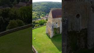 La chapelle de Vauguillain à saint Julien du sault chapelledevauguillain drone saintjuliendusault [upl. by Oidivo]