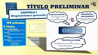 LEY 402015  SECTOR PÚBLICO  Estructura y Disposiciones generales [upl. by Champaigne109]