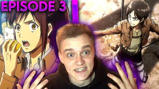 NON Anime Watcher React to Episode 3 Attack on Titan Season 1 [upl. by Ulrica144]