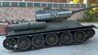 TAIGEN 116 RC  RUSSIAN T3485  OBSTACLE TEST [upl. by Merrili]