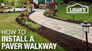 How to Design and Install a Paver Walkway [upl. by Nie]