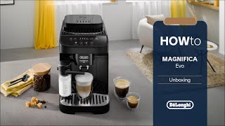 Magnifica Evo  How to set up the coffee machine for the first time [upl. by Dnalro]