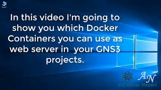 Using Docker Container as Web Server in GNS3 [upl. by Ramyar748]