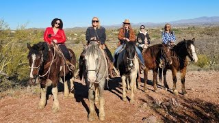 Horseback riding at Rancho de los Caballeros in Wickenburg Arizona [upl. by Noramac]