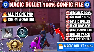 BGMI 34🔥MAGIC BULLET TRACKING AUTOHEADSHOT CONFIG FILEHIGH DAMAGE FILE CONFIG BGMIGLKR 34 [upl. by Blanka]