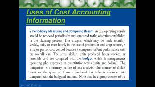 Casharka 5aad Periodically Measuring and Comparing Results Chapter 1 Cost Accounting [upl. by Keyek]