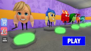 Big Heads Inside Out 2 New Obby Roblox Update All Morphs Unlocked Full Gameplay Anger Joy Sadness [upl. by Saiasi]