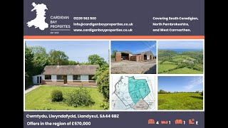 Property For Sale  615 acre smallholding near Cwmtydu West Wales [upl. by Calabresi]