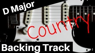 Mark Knopfler Style 1 in D  Guitar Backing Track [upl. by Ynaffad]