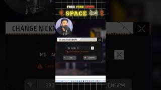 FREE FIRE NAME MAI SPACE KESE DE shorts garena freefire [upl. by Odnalro400]