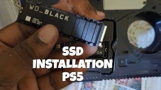 HOW TO INSTALL SSD IN PS5 WD Black SN850X [upl. by Amasa261]