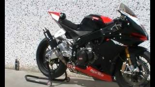 APRILIA RSV4 SCPROJECT EXHAUST VIDEOampSOUNDavi [upl. by Antonietta]