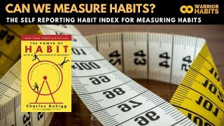 Can We Measure Habits The Self Reporting Habit Index [upl. by Minny]