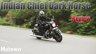 Indian Chief Dark Horse Road Test Review [upl. by Ikik]