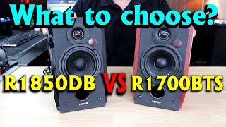 Edifier R1700BTs vs R1850DB What to choose amp sound test [upl. by Nallak]