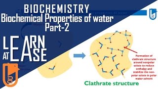 Biochemical properties of water Part2 Solvent properties of water [upl. by Oberon498]