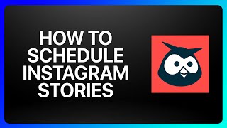 How To Schedule Instagram Stories On Hootsuite Tutorial [upl. by Aleydis106]