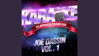 Les ChampsElysées — Karaoké Avec Chant Témoin — Rendu Célèbre Par Joe Dassin [upl. by Iharas669]