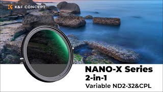 ND2ND32 15 Stop Variable ND Filter and CPL Circular Polarizing Filter 2 in 1 [upl. by Berhley]