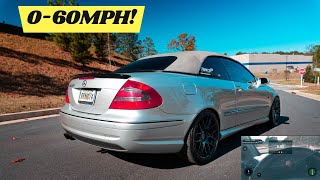 060MPH Mercedes CLK 500 Faster than an AMG [upl. by Tatiana]