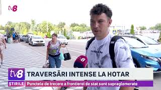 Traversări intense la hotar Punctele de trecere a frontierei de stat sunt supraaglomerate [upl. by Elvie]