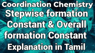 stepwise formation constant and overall formation constant [upl. by Dadinirt]