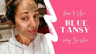 How I’m Using Blue Tansy Essential Oil for My Skin [upl. by Yarehs]