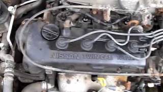 1995 Nissan Sentra XE startup and idle [upl. by Attennaej]