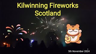 ENJOY SCOTTISH FIREWORKS Kilwinning in West of Scotlandscotlandfireworksnorthayrshire community [upl. by Beret257]