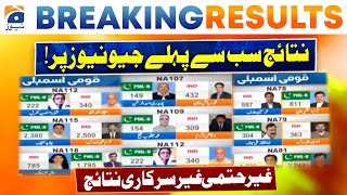 Election 2024 NA 112  NA 78  NA 109  First Inconclusive Unofficial Result [upl. by Blus]