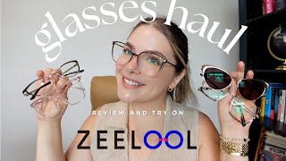 EYEGLASSES HAUL  Zeelool Glasses TryOn and Quick Review 🤓 [upl. by Ronoc]