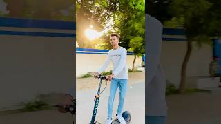 Riding my restored electric scooter ecofriendly electricscooter ecofriendly restoration foryou [upl. by Ayiotal497]