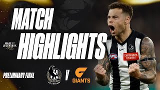 Collingwood are off to the Grand Final  Match Highlights [upl. by Ahsinam532]