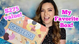 Causebox Summer 2020 Unboxing  Coupon Code [upl. by Enortna]