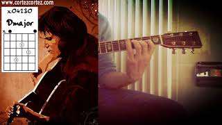 How To Play quotDOUBLE Equot by Neil Young  Acoustic Guitar Tutorial on a CG Winner W777 D45 Copy [upl. by Rebekkah509]