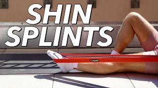 6 Min Shin Splints Stretches amp Exercises after Running [upl. by Akimahc]