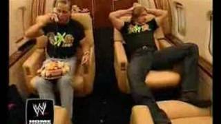 Degeneration X on Vince McMahons Private Jet [upl. by Felicidad]