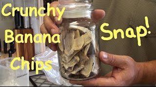 Tips On How to get Crunchy Banana Chips in Dehydrator [upl. by Akemal]