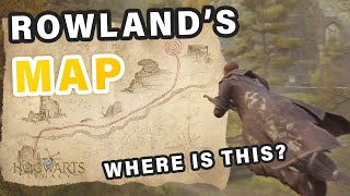 How to use Rowlands Map to follow his trail ► Hogwarts Legacy [upl. by Asyral220]