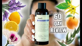 KLAIRS SUPPLE PREPARATION FACIAL TONER  Things You MUST Know  60 Day Review [upl. by Dinnie]