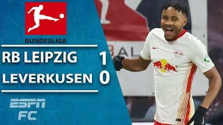 Christopher Nkunku leads RB Leipzig to a 10 win vs Bayer Leverkusen  ESPN FC Highlights [upl. by Kistner]