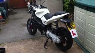 Gilera DNA 50cc Gloss White  Top Speed 58 Mph  ModifiedTuned [upl. by Dietsche43]