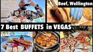 7 BEST BUFFETS in LAS VEGAS vegasbuffet vegaseats vegasfoodie [upl. by Adlen]