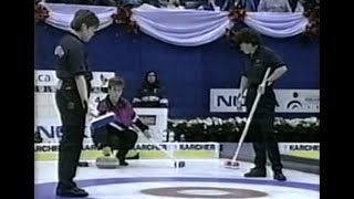 1997 Canadian Olympic Curling Trials Womens Championship Final  Schmirler vs Kleibrink [upl. by Meredi]