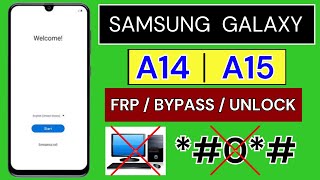 Samsung A14A15 Frp Bypass Android 1314 Without PC  Samsung Google Account Bypass [upl. by Reffinnej]