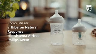 Philips Avent Biberón Natural Response  Cómo utilizar [upl. by Onaireves]