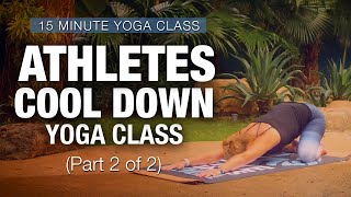 Athletes Cool Down Yoga Class Part 2  Five Parks Yoga [upl. by Llehsam]